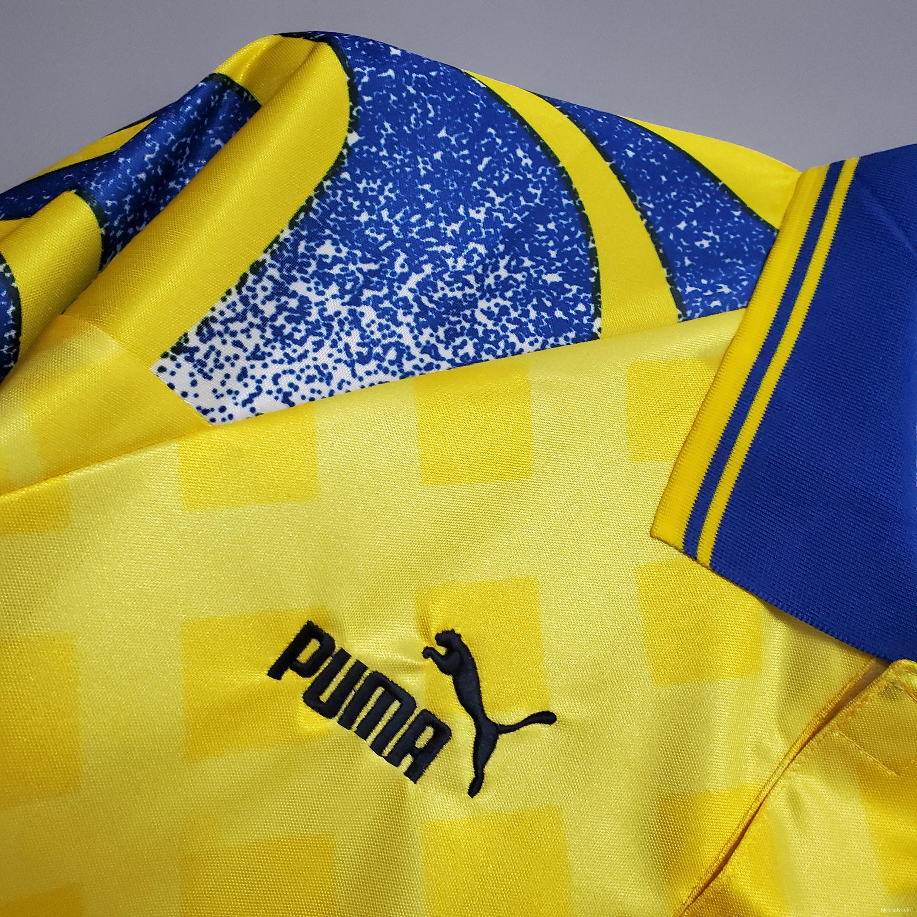 Retro Parma 95/97 Yellow Soccer Jersey