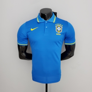 POLO Brazil Blue Soccer Jersey