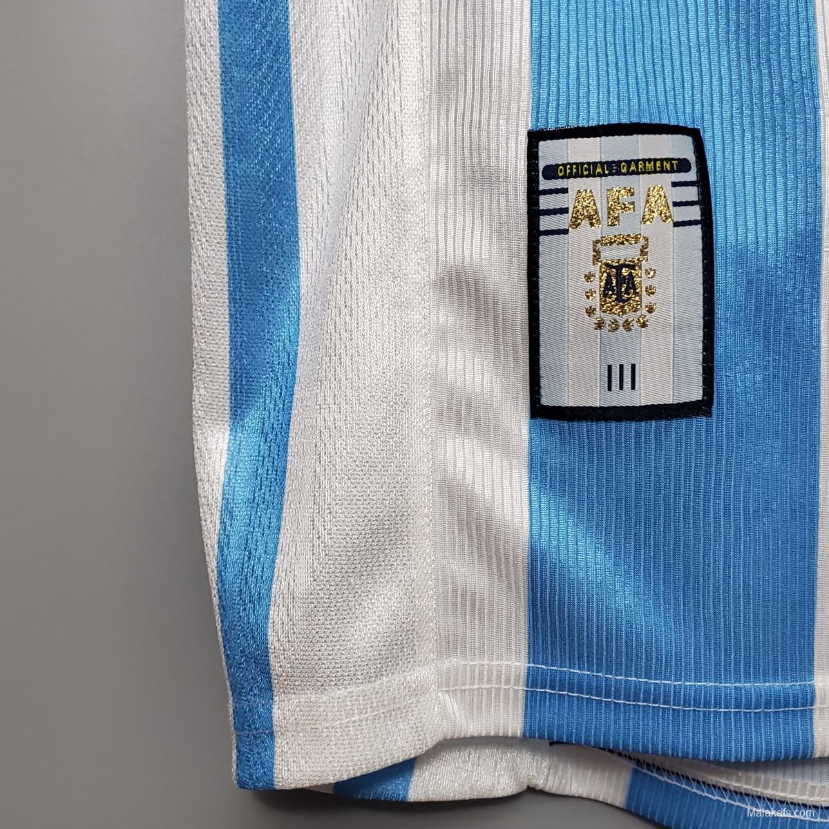 Argentina 1998 home - Retro version jersey