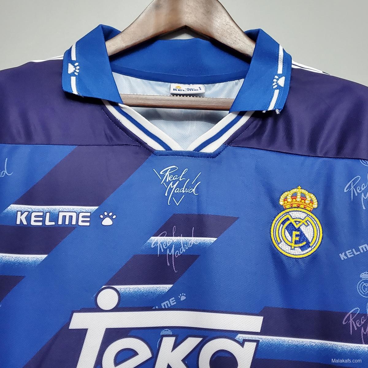 Retro Real Madrid 94/96 away Soccer Jersey