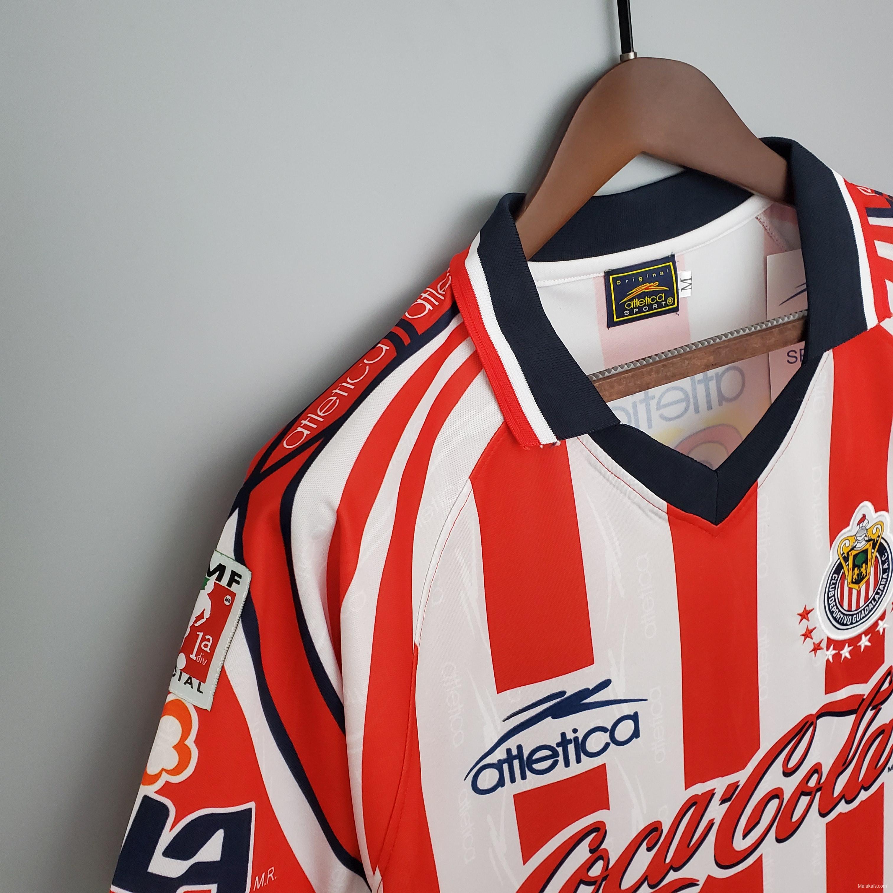 Retro 98/99 Chivas Guadalajara Home Soccer Jersey