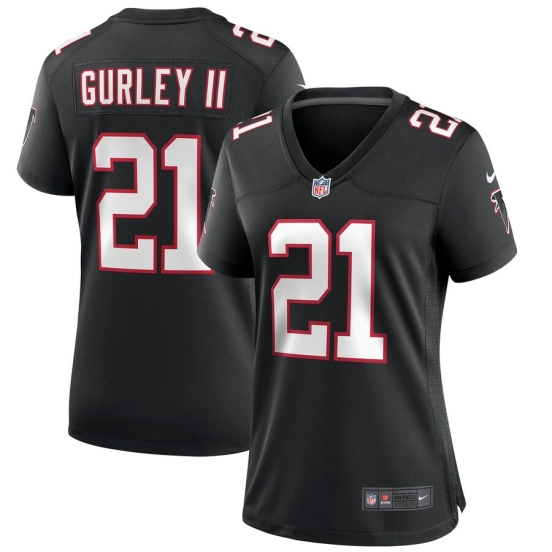 Women's Todd Gurley II Black Throwback Player Limited Team Jersey