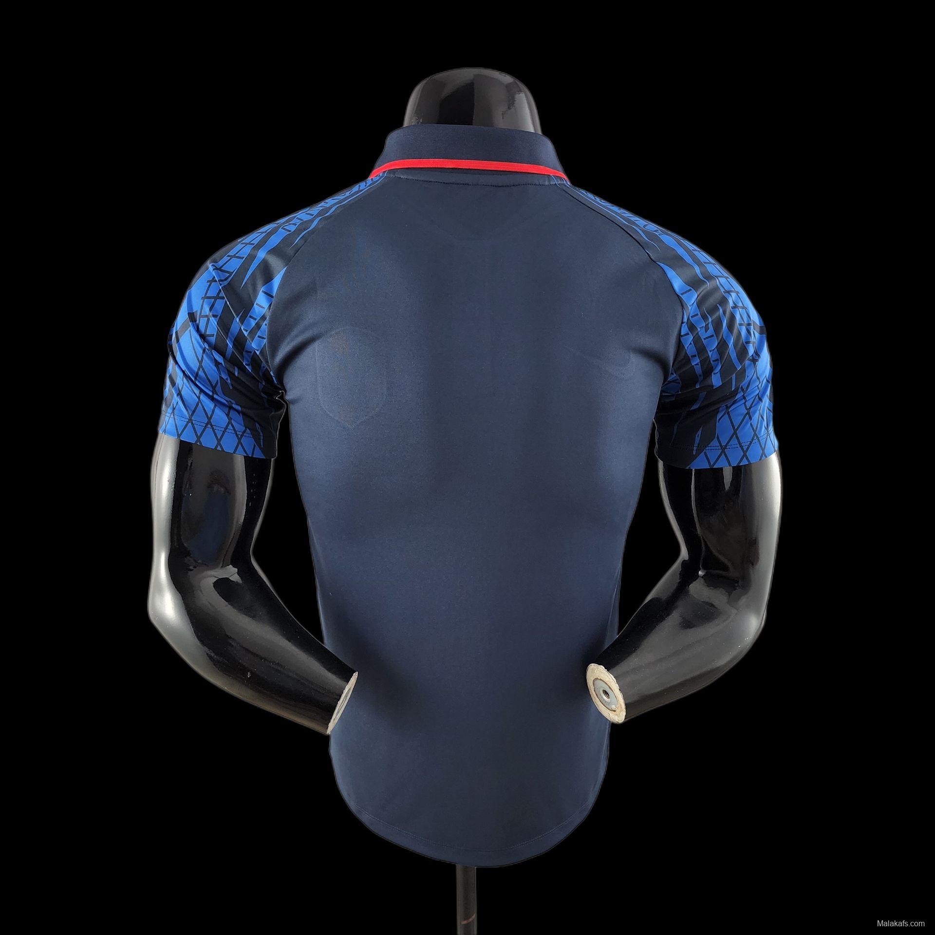 Netherlands 22/23 Pre Match Royal Blue Polo