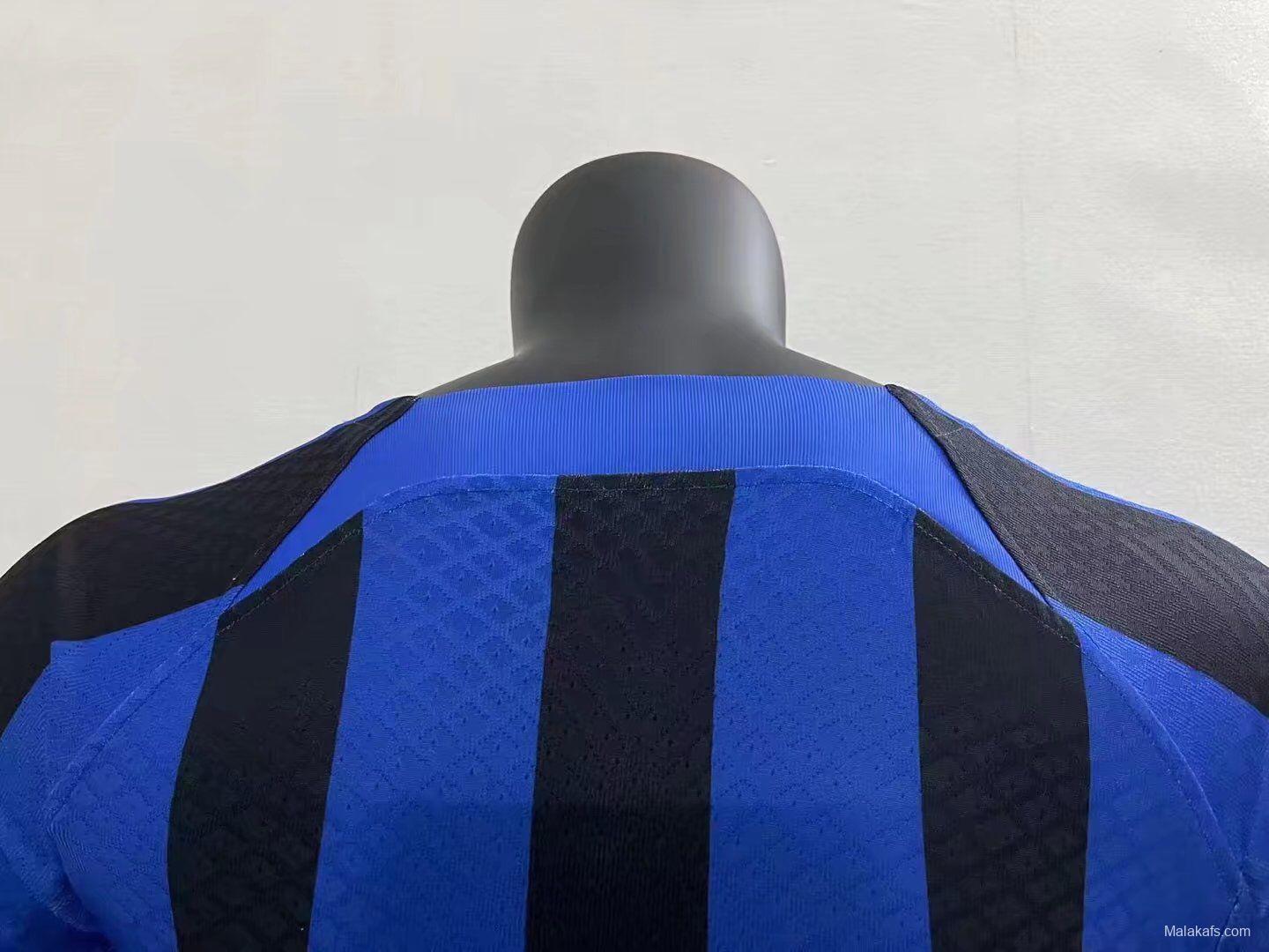 Player Version 22/23 Inter Milan Home Soccer Jersey