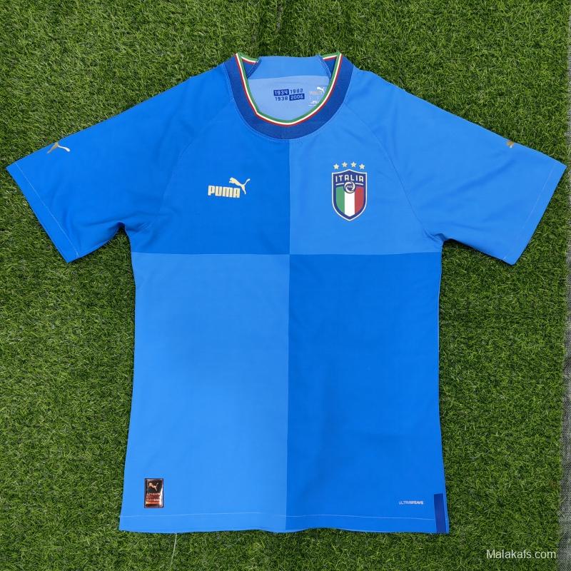 Italy 22/23 Home Player Version Jersey