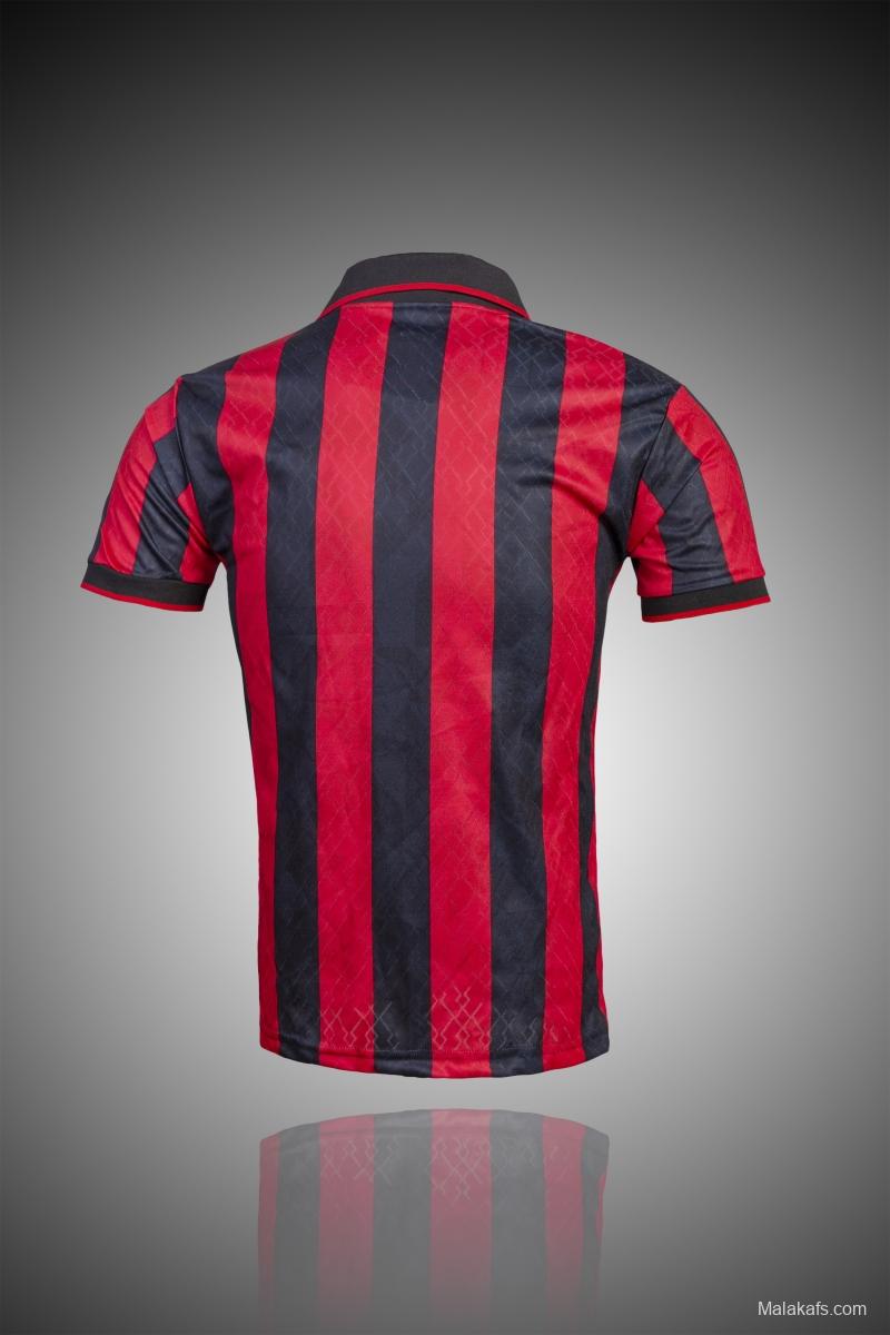 RETRO 94/96 AC Milan Home Soccer Jersey