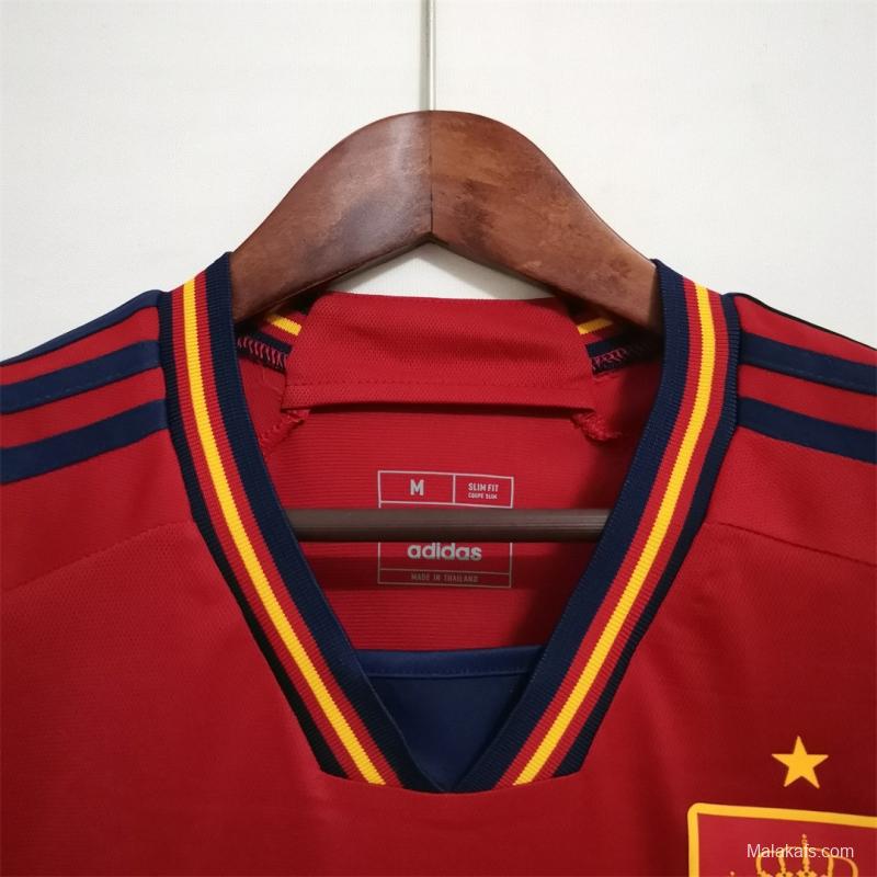 Spain 22/23 Home Fans Version Jersey