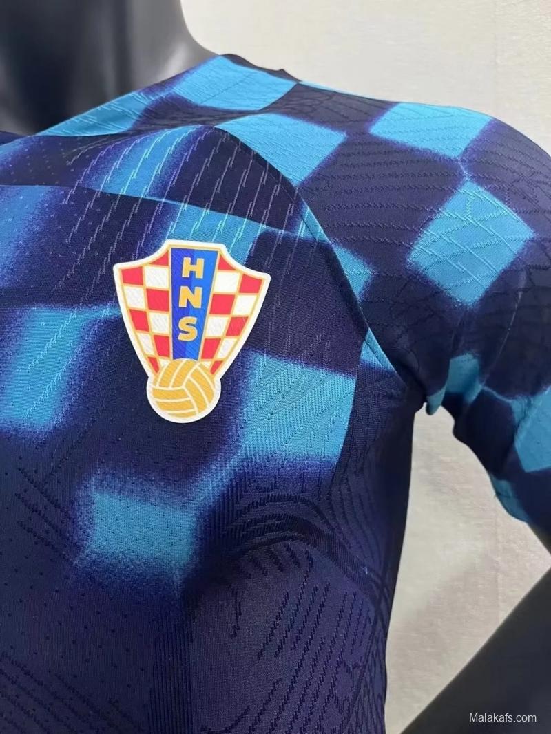 Croatia 22/23 Away Player Version Jersey