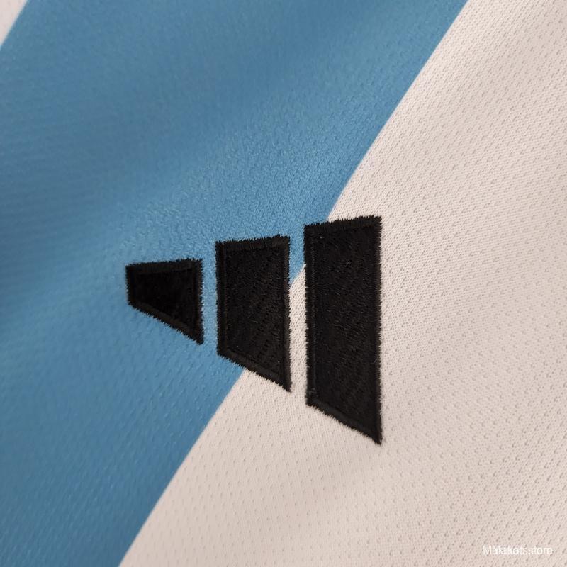 Argentina 22/23 home - Fans version - 3 estrellas - WC Champion patch