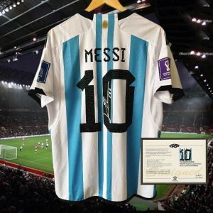 Argentina 22/23 home - 3 estrellas - #10 Messi Signature Jersey