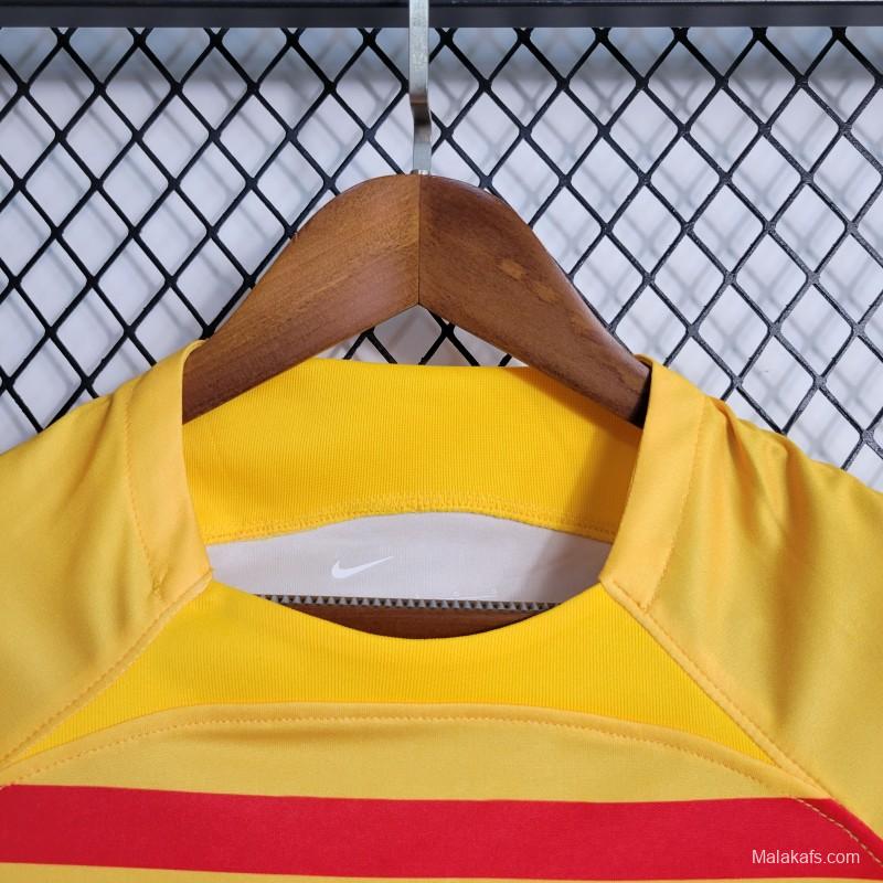 23-24 Barcelona Forth Yellow Jersey