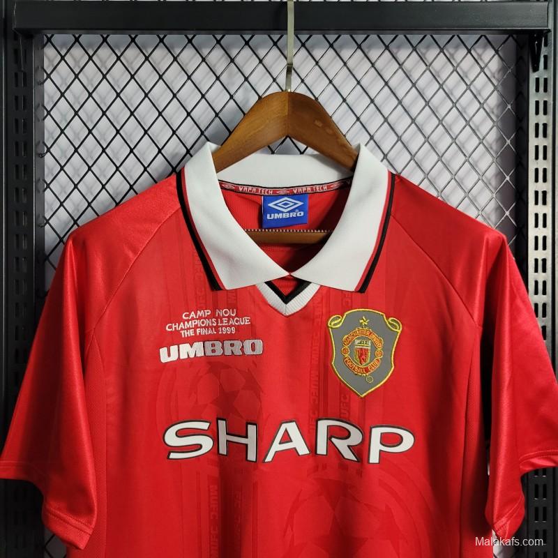 Retro 99/00 Manchester United Home Jersey