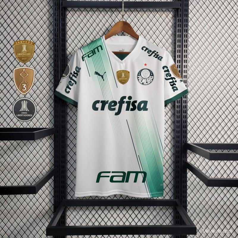 23/24 Palmeiras Away Jersey +With Full Sponsors+Patches