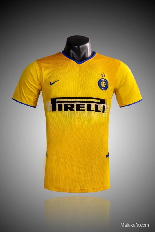 Retro 02/03 Inter Milan Third Yellow Jersey