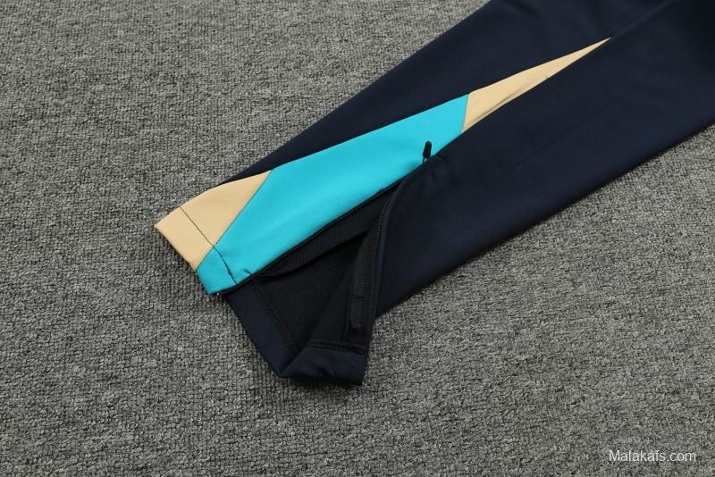 23/24 Puma Mixed Color Half Zipper Jacket+Pants