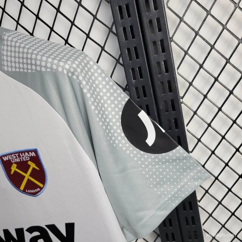 24/25 West Ham United Away White Jersey