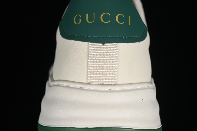 Gucci Chunky B Screener GG Casual Sneakers in Beige and Ebony GG Canvas with Leather Trim - 9Y9209666