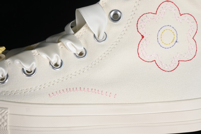 Converse All Star Retro Daisy Floral High Top Casual Sneakers - A05195C
