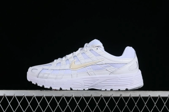 Nike P-6000 Retro Casual Sneaker Dad Shoes with Layered Design - CD6404-100