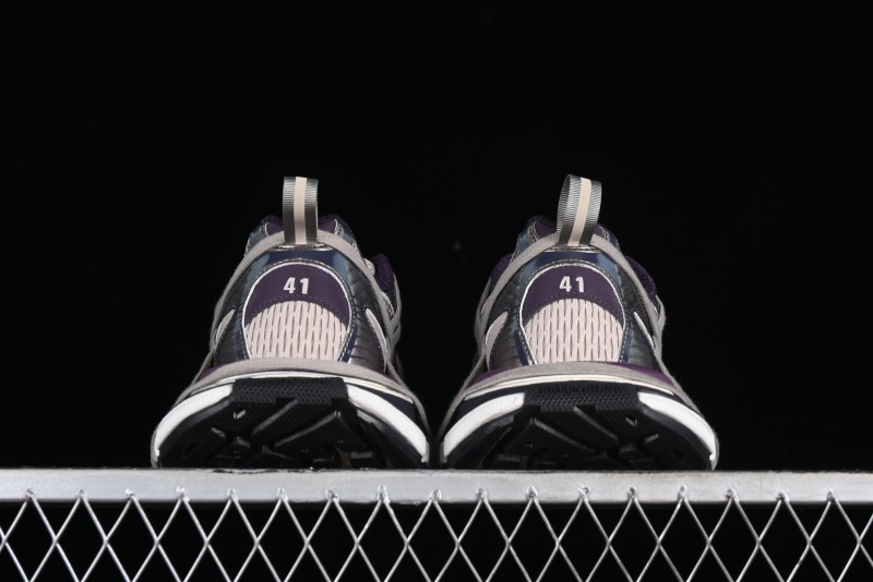 Balenciaga Phantom Sneaker 10th Generation Lace-Up Running Shoes with Transparent Heel Strap - W3XL51269