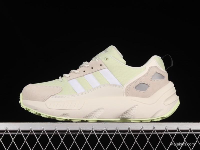 Adidas Originals ZX 22 Boost Retro Running Shoes with Popcorn Sole - GY5271