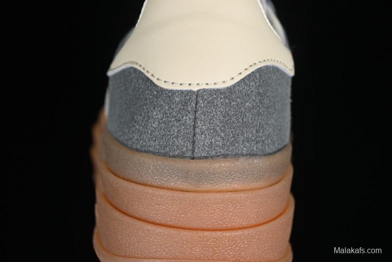 Adidas Originals Gazelle Bold IE0428 Low-Top Sneakers with Thick Sole for Casual Wear, Anti-Slip and Durable - IE0428