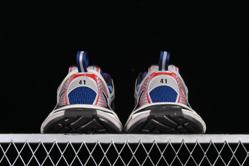 Balenciaga Phantom Sneaker 10th Generation Lace-Up Running Shoes with Transparent Heel Strap - W3XLL0525