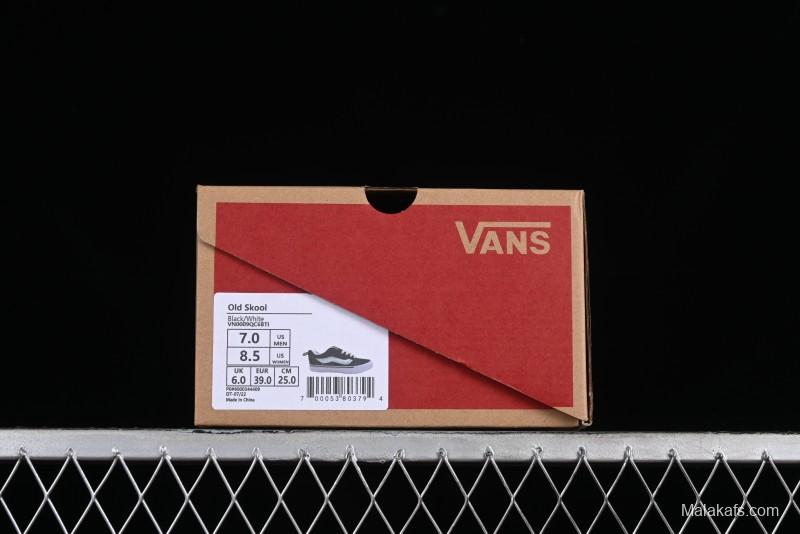 Vans Classics Knu Skool Coca-Cola Collaboration Black White Embroidery Chunky Tongue Sneakers - VN0009QC6BTI