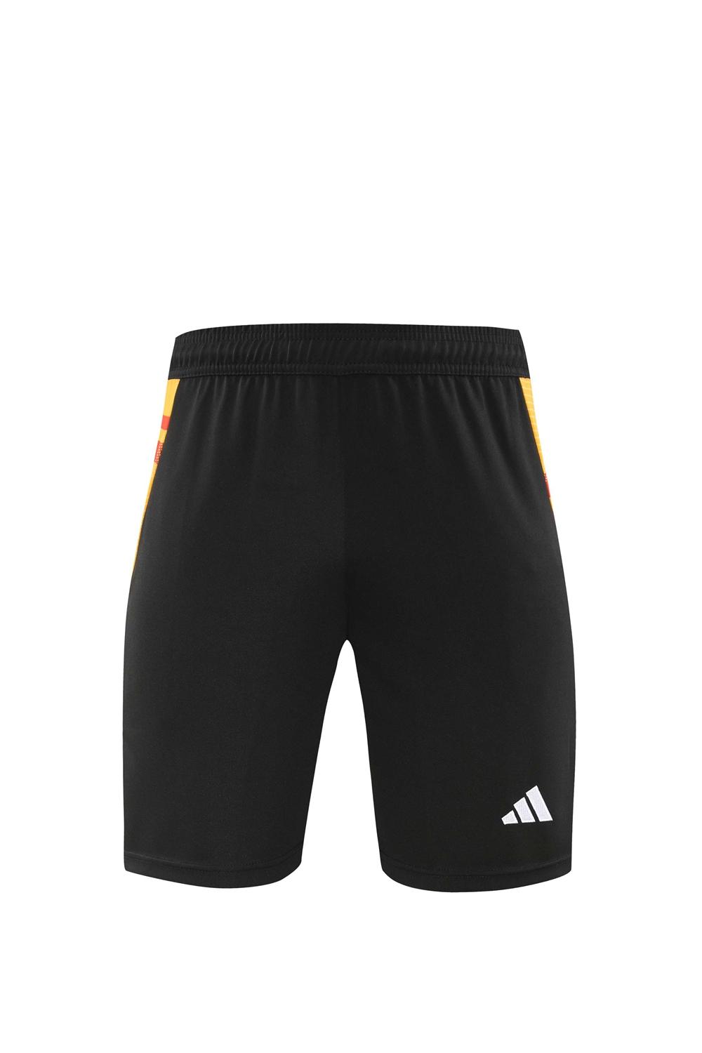 2024 Adidas Red/Yellow Short Sleeve Jersey+Shorts