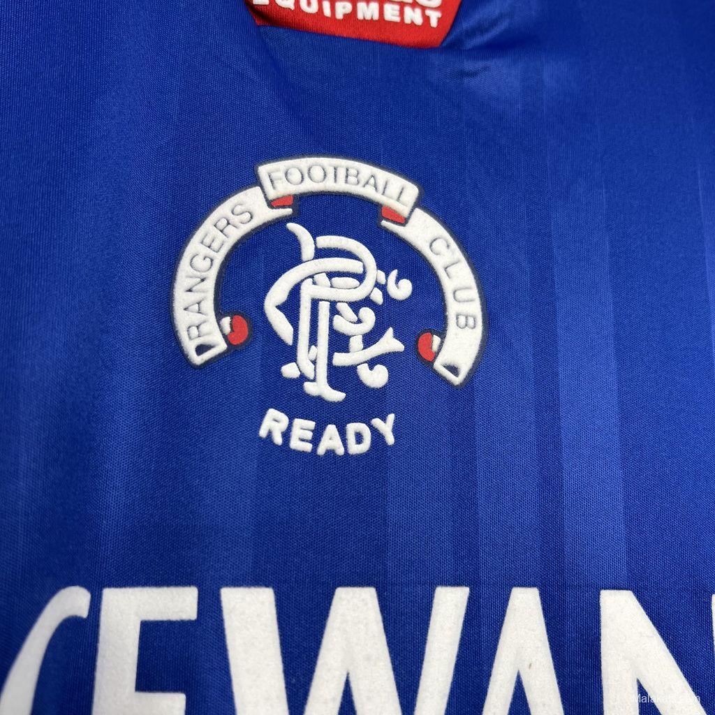 Retro 92/94 Glasgow Rangers Home Jersey