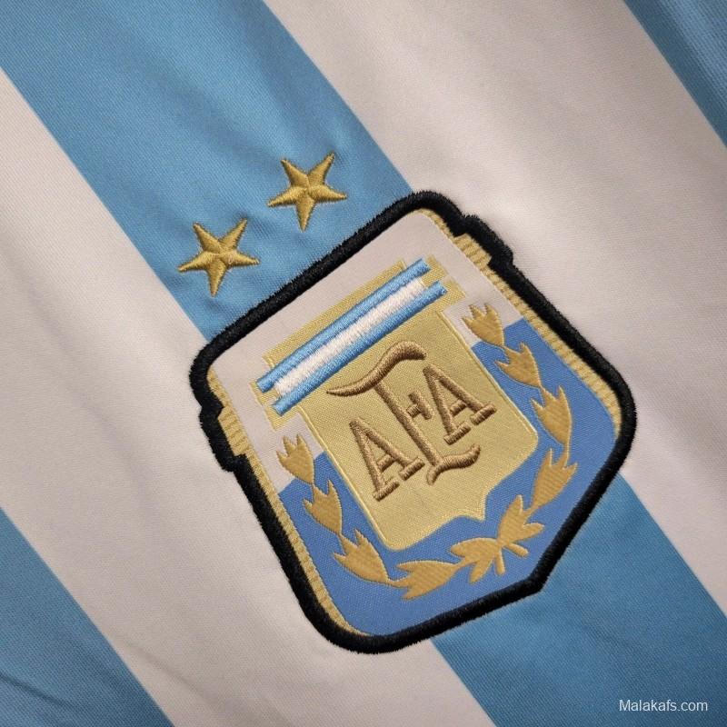 Retro 2014 Argentina Home Jersey