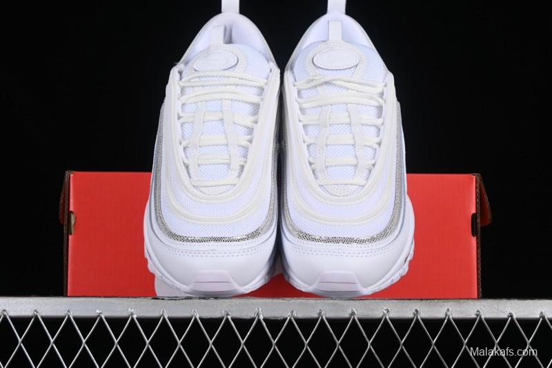 Nike Air Max 97 Retro Running Shoes with Full-Sole Air Cushion - FQ8889-100