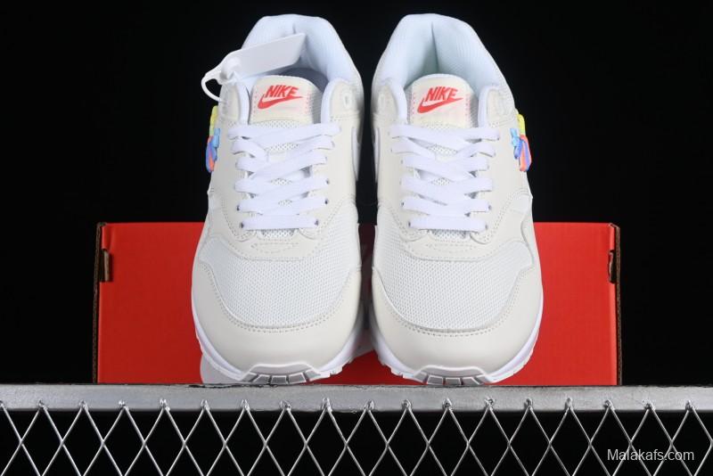 Nike Air Max 1 Retro Running Shoes with Half-Sole Air Cushion - FN4782-100
