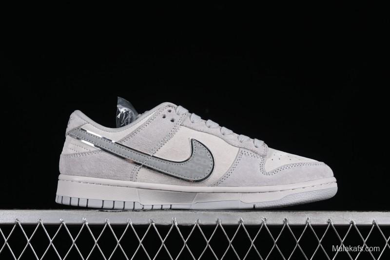 Nike Dunk Low The North Face CDG Collaboration - Light Grey Skateboarding Shoes - DQ1098-338