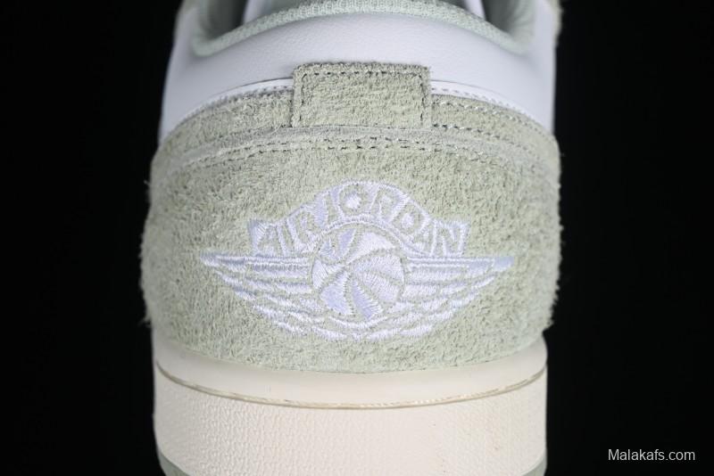 Nike Air Jordan 1 Low AJ1 Apple White Green Low-Top Lifestyle Basketball Shoes - FN5214-131