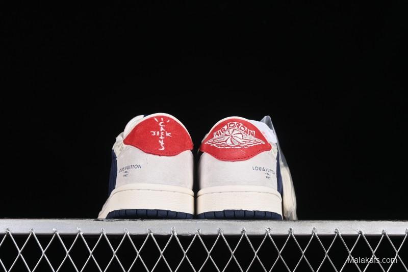 Nike Air Jordan 1 Low OG SP Travis Scott x Fragment Design Collaboration Sneakers - YQ2088-668