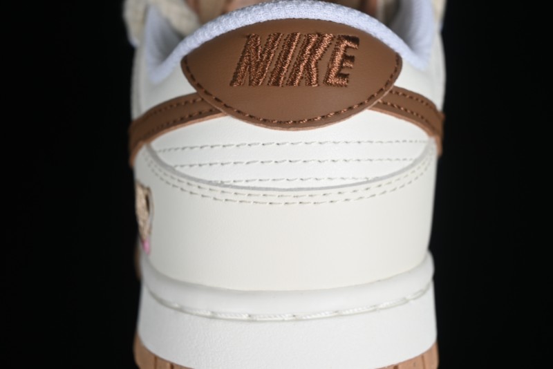 Nike Dunk Low Next Nature "Hemp" Mischievous Doll Soy Milk Bear Maillard Simple and Versatile SB Lace-Up Low-Top Casual Sneakers - DD1873-200