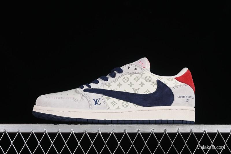 Nike Air Jordan 1 Low OG SP Travis Scott x Fragment Design Collaboration Sneakers - YQ2088-668