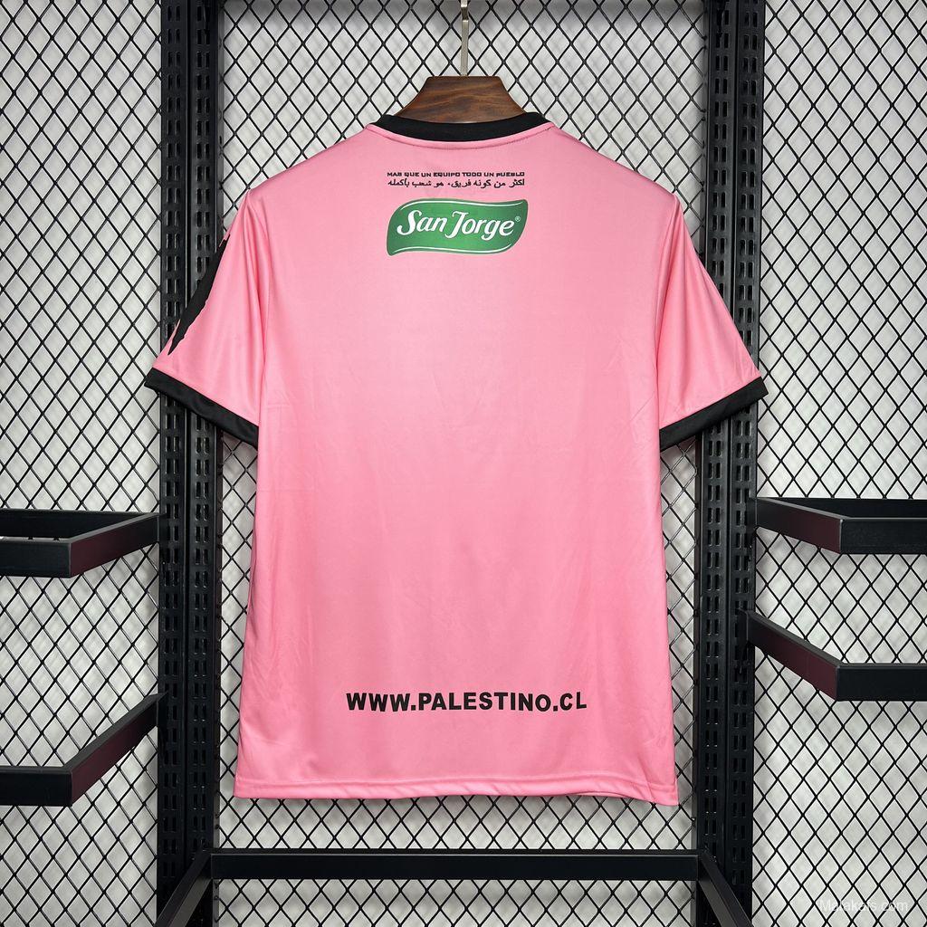 2024/25 CD Palestino Pink Graffiti Jersey S-XXXXL