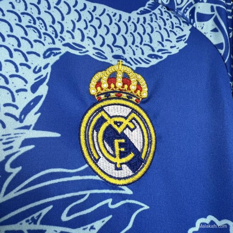 2024/25 Real Madrid Blue Dragon Special Edition Jersey