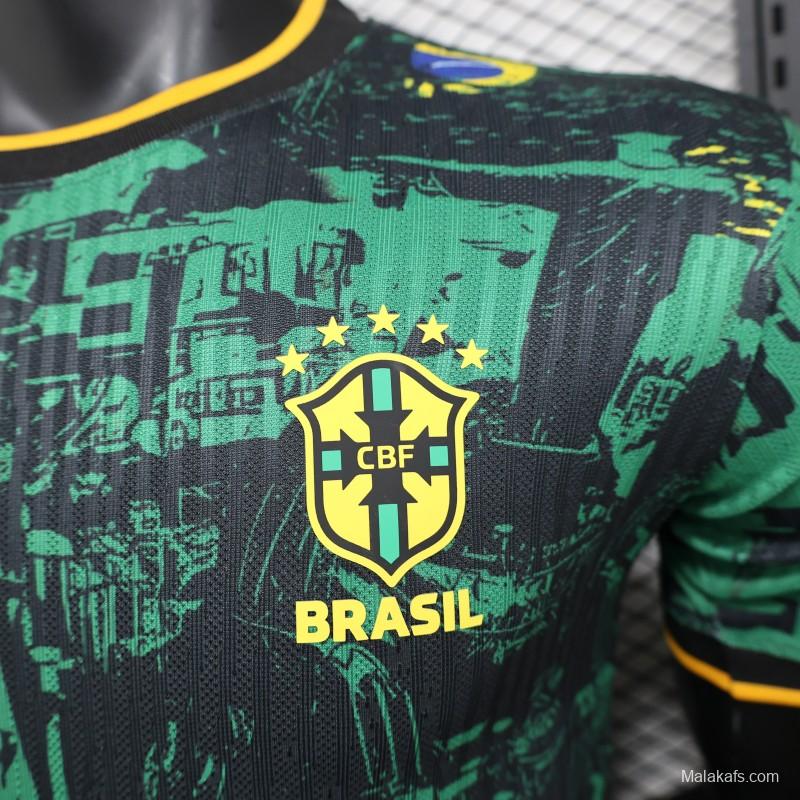 Player Version 2024 Brazil Green Special Jersey