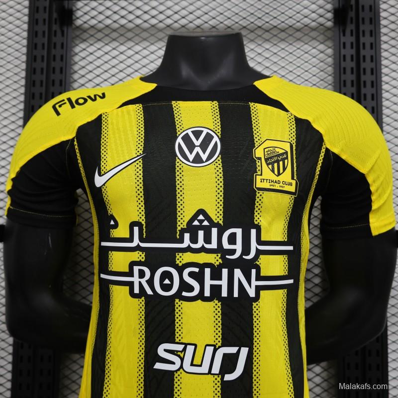 Player Version 25/26 Al-Ittihad Home Jersey