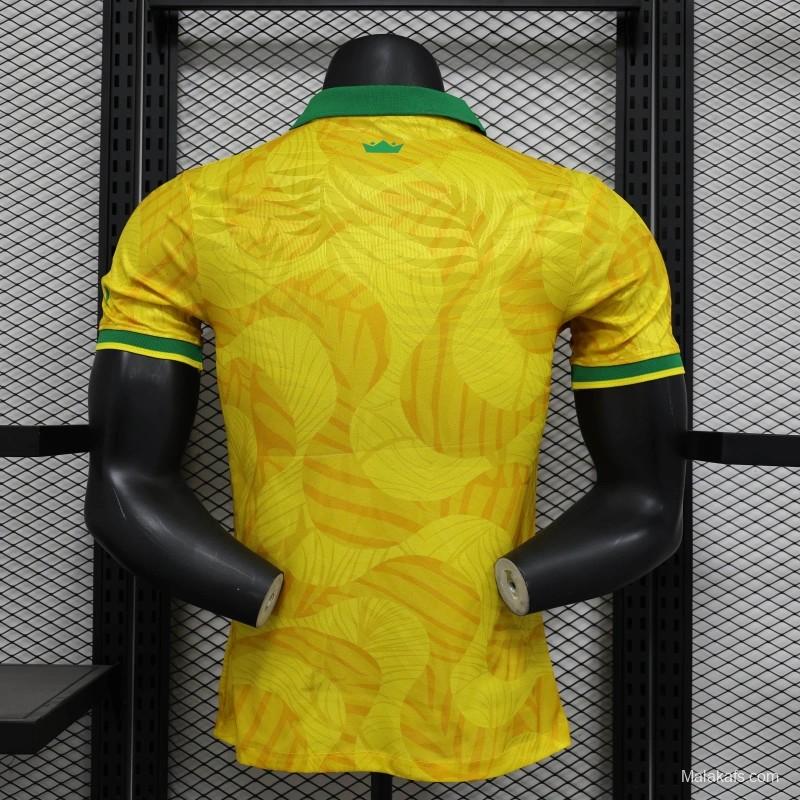 25/26 Player Version Brazil Commemorative Edition Yellow Jersey