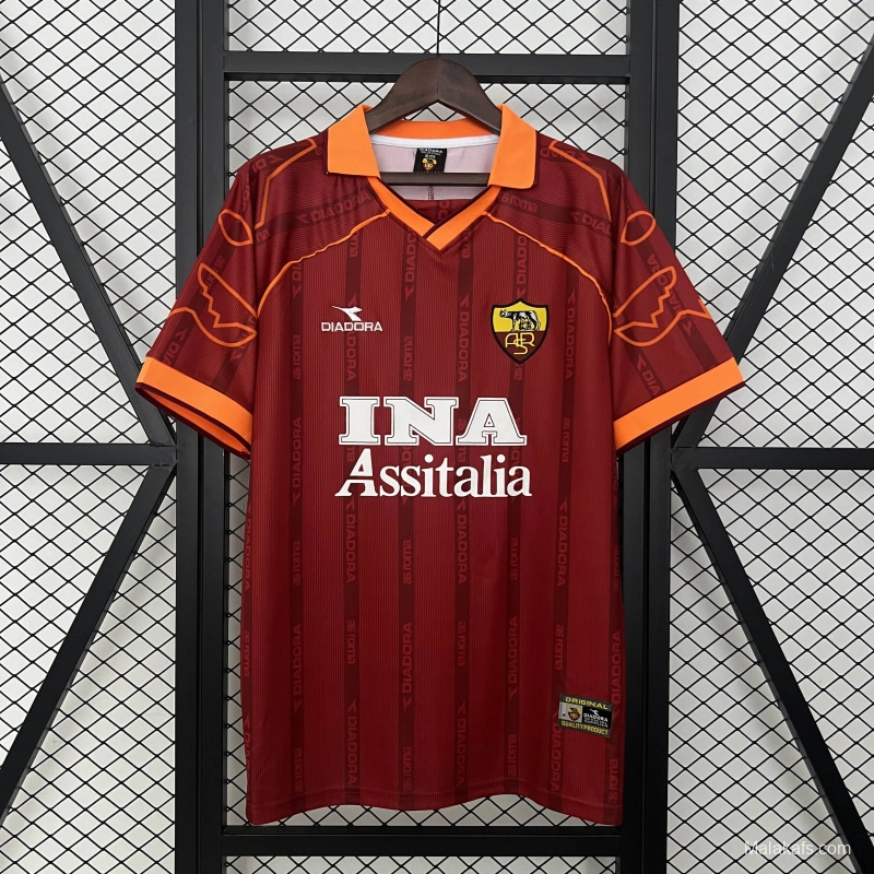 99/00 Retro Roma Home Jersey