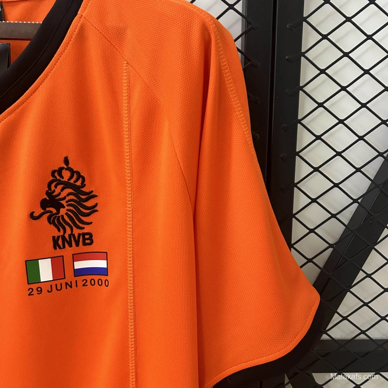 2000 Retro Netherlands Home Jersey