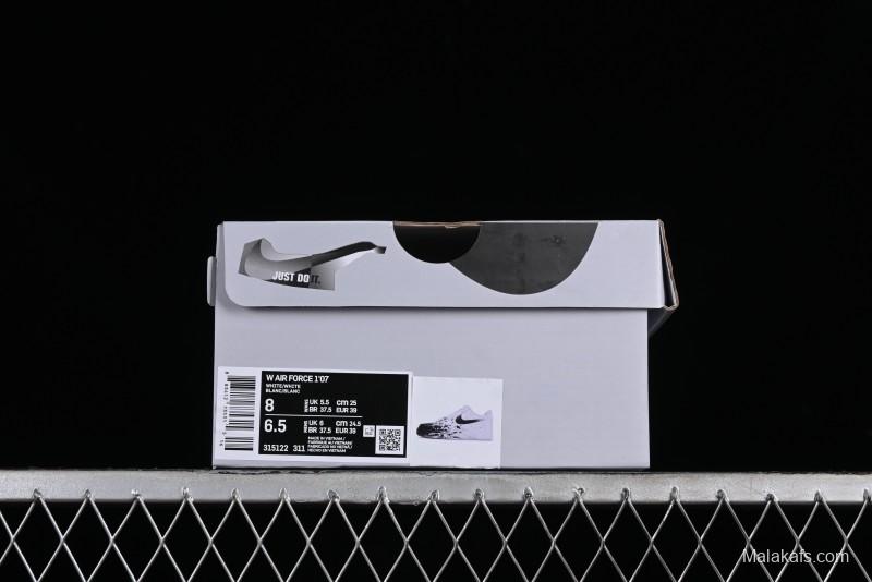 Nike Air Force 1 '07 Low Custom Hand-Painted 2D Industrial Scene Casual Sneakers - 315122-311