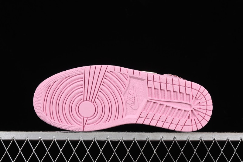 Nike Air Jordan 1 Low "Method of Make" Casual Sneakers with Woven Detailing - FN5032-600