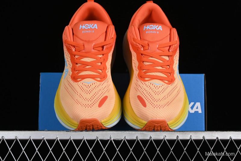 HOKA ONE ONE Bondi 8 Functional Cushioned Running Shoes - 1123202 PBAY