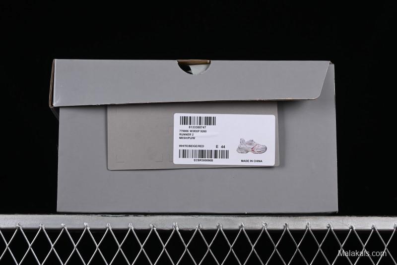 Balenciaga Runner Kith Four Color Retro Casual Sneakers - W3RXP9260