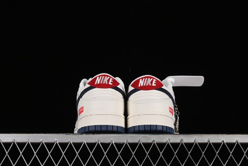 Nike SB Dunk Low Supreme Collaboration Anniversary Custom Low-Top Casual Skate Shoes - FC1688-142